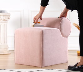 Atelier Del Sofa Linburg Puf - Rosa